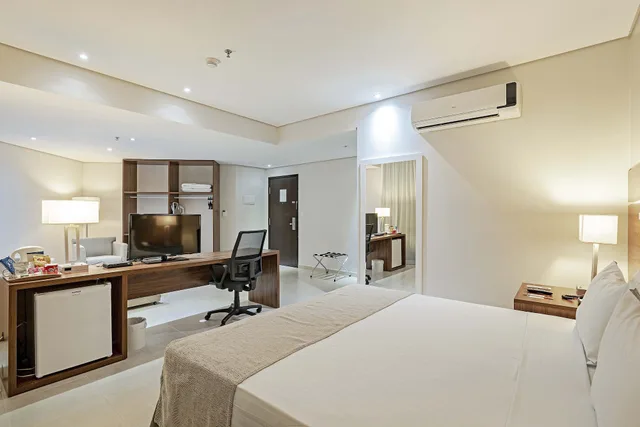 غرفة ديلوكس بسرير كينج مع أريكة، Slaviero Hotel Porto Velho 7/10