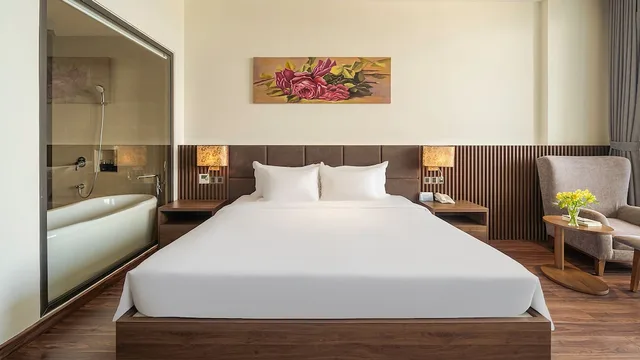 استوديو بسرير كينج بإطلالة على البحر، Rosa Alba Resort and Villas Tuy Hoa 3/7
