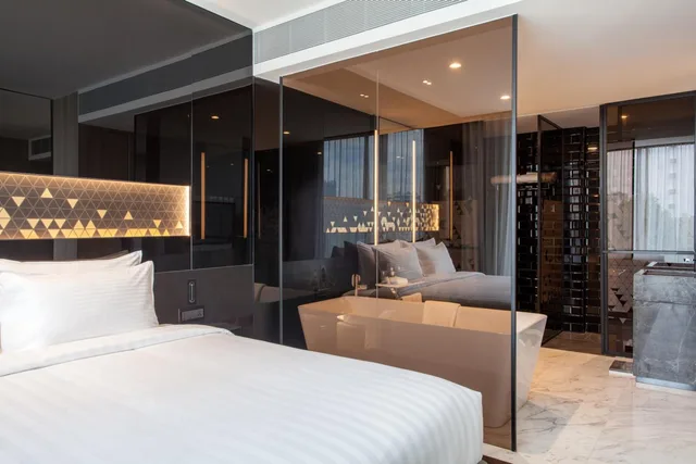 جناح بريميير بسرير كينج مع دخول الصالة في طابق مرتفع، NOVOTEL SINGAPORE ON STEVENS 4/10