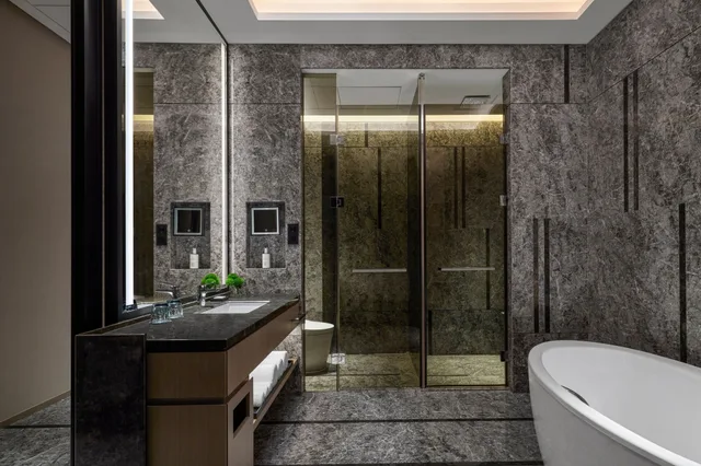 غرفة ديلوكس بسريرين مزدوجين، JW Marriott Hotel Xi'an 4/8