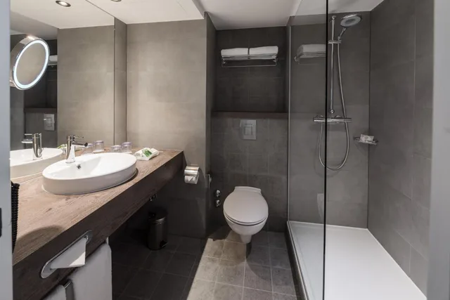 غرفة بريميوم بسرير كينج وسرير كوين بإطلالة على المدينة، Holiday Inn Munich - City Centre 8/8