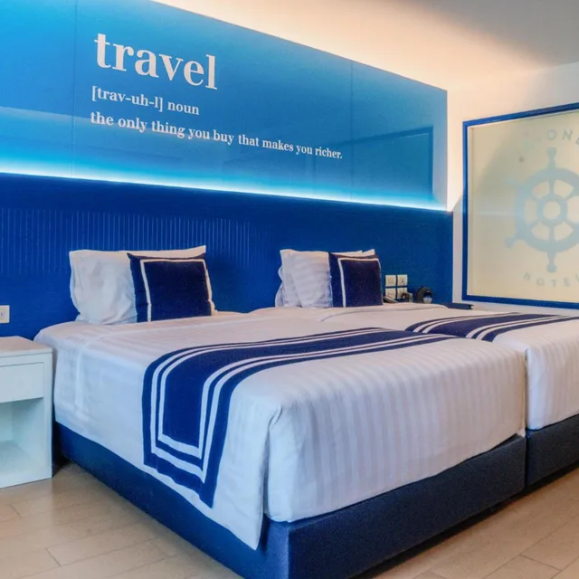 غرفة ديلوكس بسرير فردي، Blue Cabin Hotel 4/9