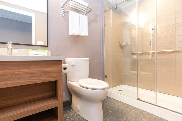 جناح بسريرين مزدوجين مع أريكة بمطبخ صغير، Sandman Hotel Victoria 4/5