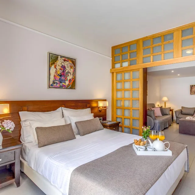 جناح جونيور بمسبح خاص، Porto Platanias Beach Resort & Spa 1/10