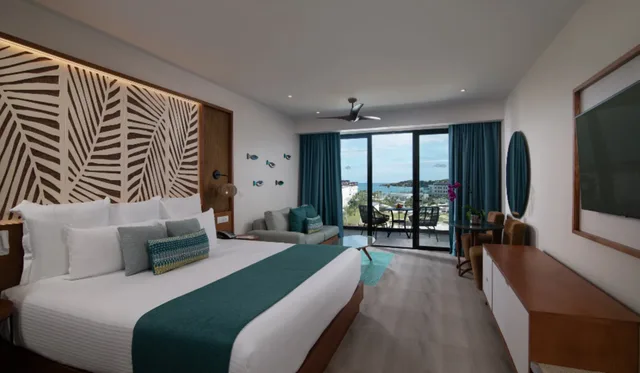 جناح جونيور بسرير مزدوج بإطلالة على البحر، Dreams Macao Beach Punta Cana 1/3