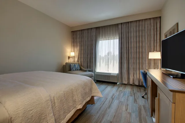 غرفة بسرير كينج مع أريكة لذوي الإعاقة، Hampton Inn Sneads Ferry North Topsail Beach 1/5
