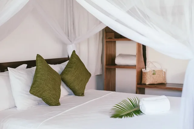 بنغل بسريرين منفصلين بإطلالة على البحر، Thanh Kieu Beach Resort 2/2