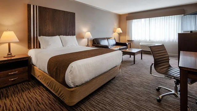 غرفة قياسية بسرير كينج يُسمح فيها بالحيوانات الأليفة، Best Western Mountainview Inn 4/6
