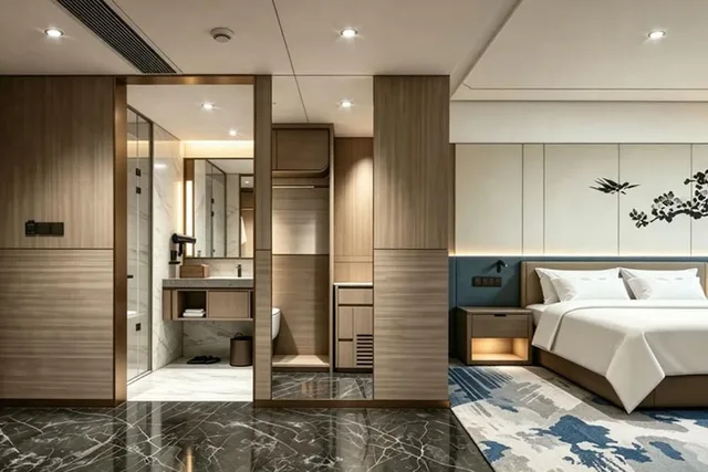 غرفة قياسية بسرير كوين، Guangdong Yingbin Hotel 9/9