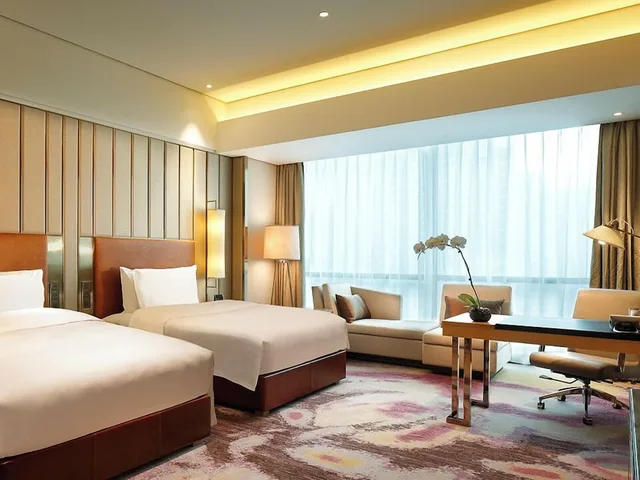 غرفة كلاسيكية بسريرين منفصلين بإطلالة على النهر، Intercontinental Changsha 3/6