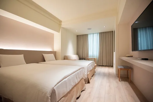 غرفة كلاسيكية بسريرين منفصلين، Hotel Tainan 1/6