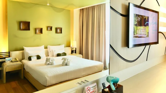 غرفة ديلوكس بسرير مزدوج، A Te Chumphon Hotel 2/8