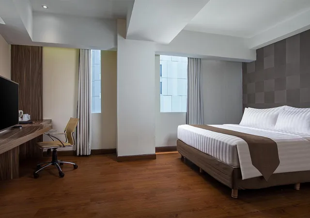 غرفة ديلوكس، PRIME PARK Hotel & Convention Pekanbaru 3/8