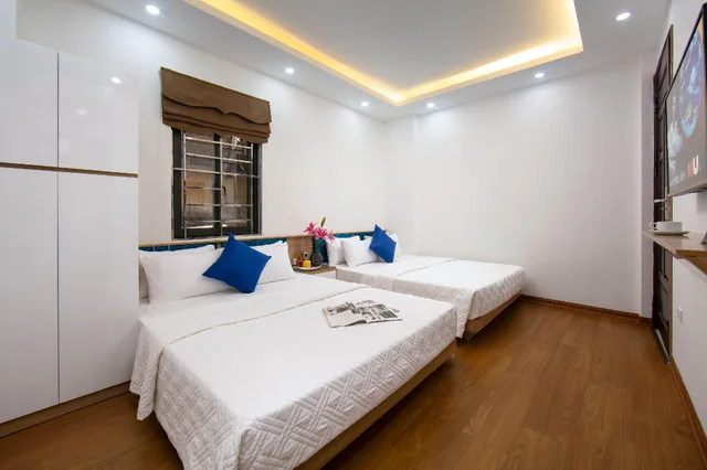 غرفة عائلية بسريرين كوين، Hanoi Golden Hotel 2/2