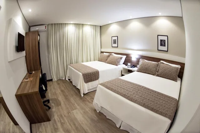 غرفة بسرير مزدوج أو سريرين منفصلين، Villas Hotel 1/2