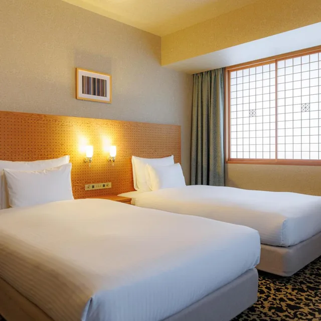 غرفة قياسية بسريرين منفصلين، Jr Kyushu Hotel Blossom Oita 1/10