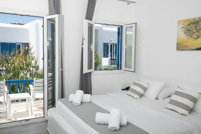 غرفة ديلوكس بسريرين منفصلين بإطلالة على الحديقة، Acrogiali Beach Hotel 2/9