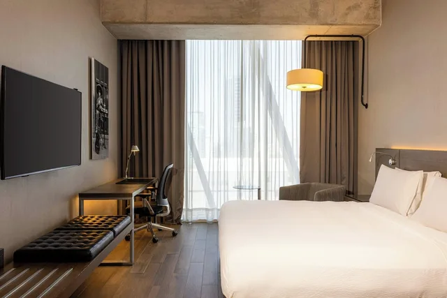 غرفة ركنية بسرير كينج بإطلالة على المدينة، AC Hotel Guadalajara, Mexico 2/8