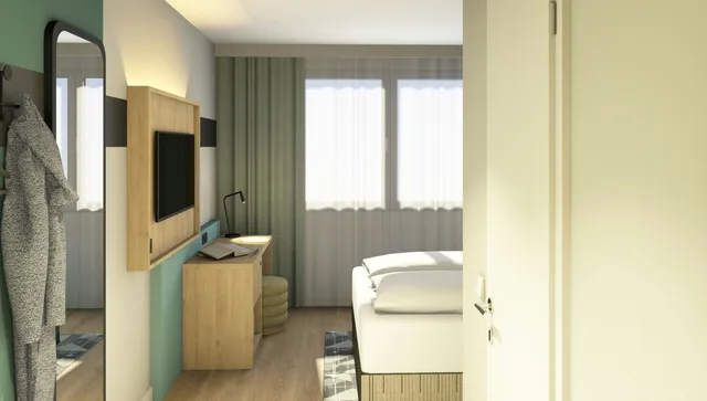 غرفة بسرير كوين، Spark by Hilton Essen City Centre 7/7