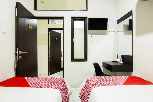 غرفة قياسية بسريرين منفصلين، OYO 3826 Columbus Residence K11 3/5