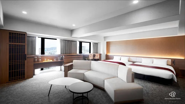 جناح بسريرين منفصلين، Daiwa Roynet Hotel Kumamoto Ginzadori PREMIER 1/1