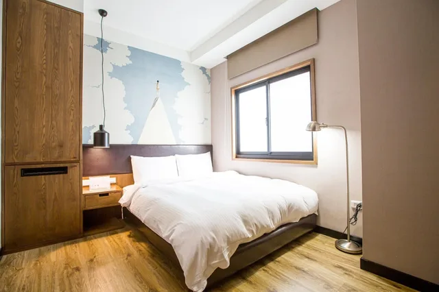 غرفة كلاسيكية بسرير مزدوج، Taichung Easylazy Inn 2/3