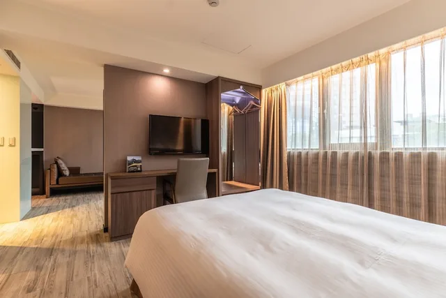 جناح ديلوكس بسرير كوين، Guide Hotel Taipei Fuxing N. 2/10
