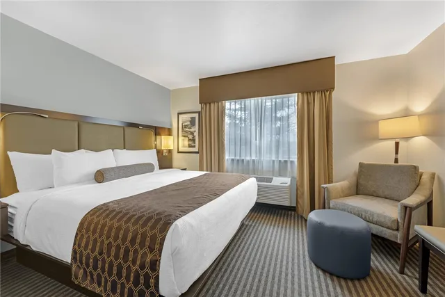 غرفة تنفيذية بسرير كينج مع أريكة، Best Western Vista Inn 2/4
