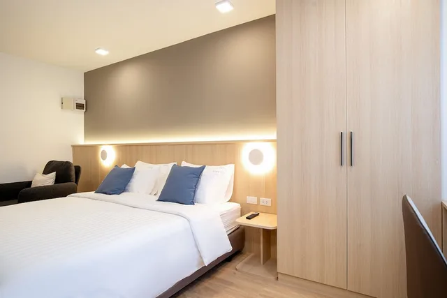 جناح عائلي بسرير كينج وسرير بطابقين بشرفة بغرفتي نوم، Diya Hotel Bangkok 2/7