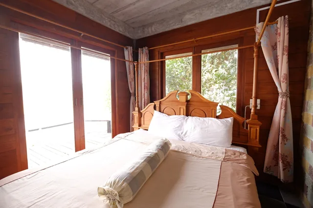 غرفة سوبيريور بسرير مزدوج بإطلالة على النهر، P P Coffee Resort Maesariang 1/5