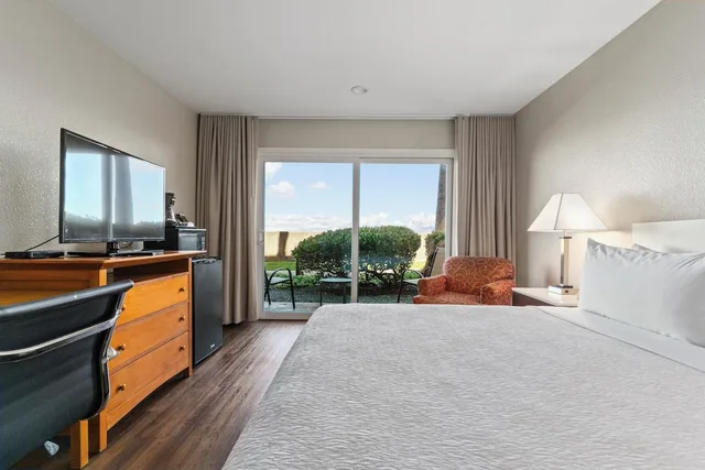 Room, King Bed, Bay View, Patio، Vagabond Inn Executive San Francisco Airport 4/8