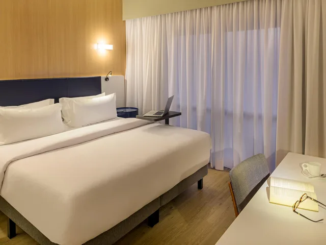 شقة بريفيليج بسرير كينج بشرفة بمطبخ، Mercure Sao Bernardo Do Campo 4/9