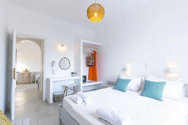 غرفة عائلية بسرير مزدوج مع أريكة، Akrotiri Hotel 3/5