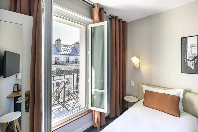 غرفة كومفورت بسريرين منفصلين، Best Western Aramis Saint-Germain 1/3