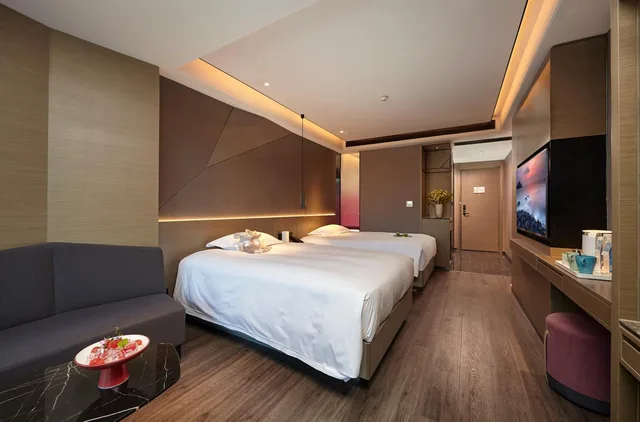 غرفة بسريرين منفصلين، Mercure Tai'an Centre 1/5