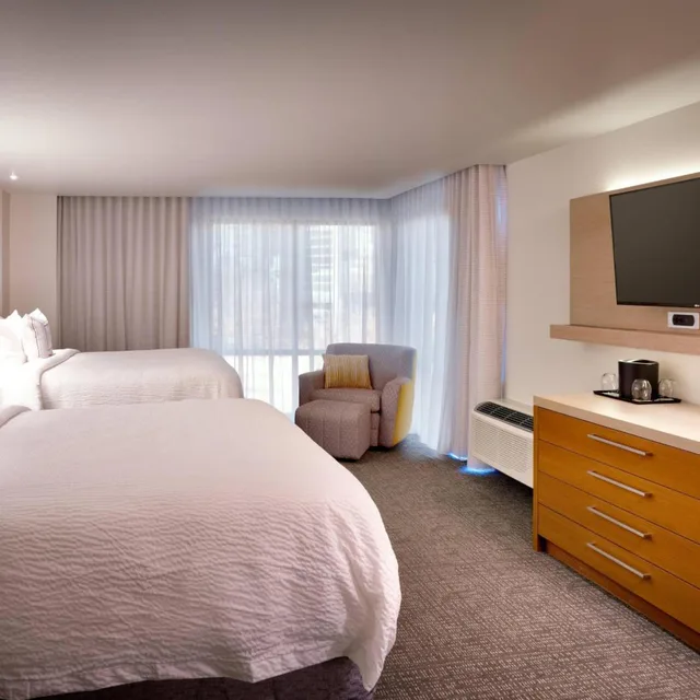 Suite, 2 Queen Beds, Sofa, Bathtub, Accessible, Courtyard Salt Lake City Downtown 1/4