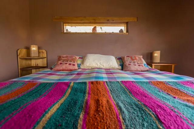 غرفة سوبيريور بسريرين منفصلين بغرفة نوم واحدة بحوض جاكوزي، Eco Lodge El Andinista 1/1