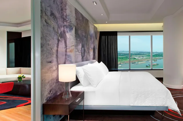 جناح استوديو كلوب بإطلالة على النهر بغرفة نوم واحدة، Le Meridien Saigon 2/5