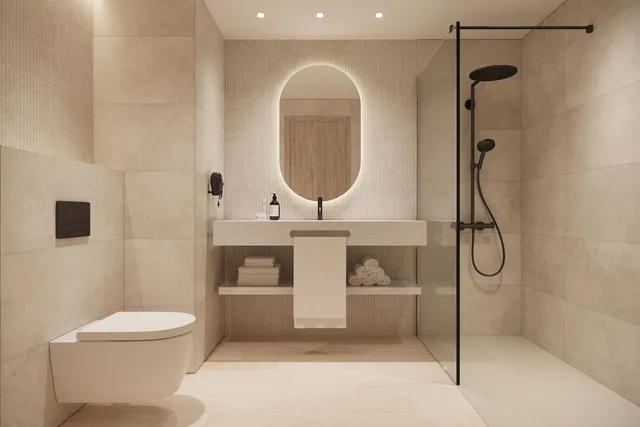 غرفة ثلاثية بسرير مزدوج بإطلالة على البحر، AR Roca Esmeralda and Spa 8/10