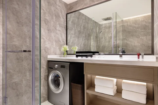 استوديو بسرير كينج، Shanghai Marriott Hotel Pudong East 1/2
