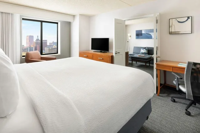 جناح بسرير كينج بغرفة نوم واحدة بغرفتين، Courtyard by Marriott Atlantic City Beach Block 2/4