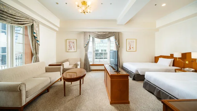 Select, Deluxe, Twin Beds, with View، KOKO HOTEL Osaka Shinsaibashi 1/1