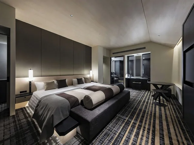 غرفة تنفيذية بسريرين مزدوجين، Hotel Hankyu RESPIRE OSAKA 1/5