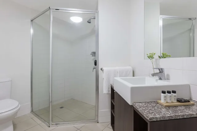 شقة بسرير كوين بغرفة نوم واحدة، Oaks Brisbane Aurora Suites 7/8