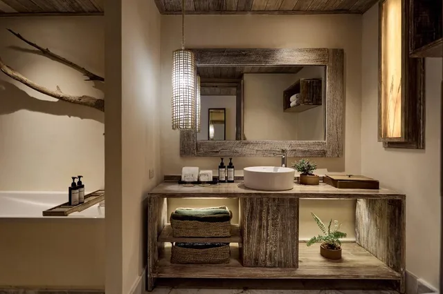 جناح بسريرين منفصلين بإطلالة على الحديقة بغرفتي نوم، Dinso Resort 5/5