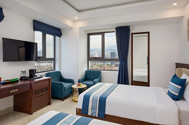 Ocean, Family, Studio, 1 King and 1 Single Beds، Eden Ocean View Hotel Da Nang 3/5