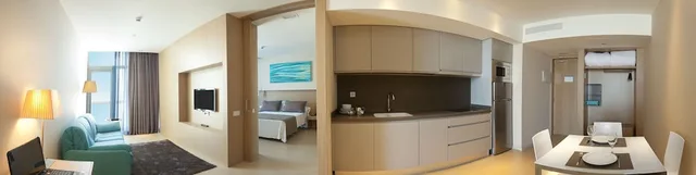 شقة بسرير مزدوج بغرفة نوم واحدة، Atenea Port Mataro Hotel 9/10