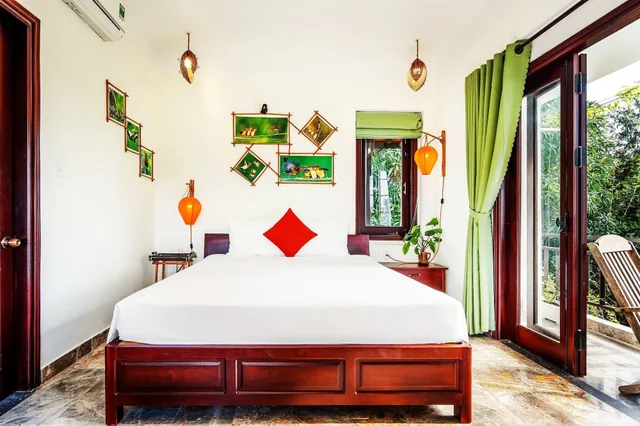 غرفة ديلوكس بسرير مزدوج، An Bang Morning Glory Beach Homestay 1/4