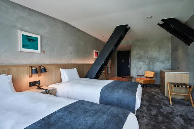 Room, Twin Beds, Forest View, Accessible, The Tower Hotel Nagoya 2/6