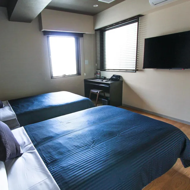 غرفة بريميوم بسريرين منفصلين، Hotel Livemax Premium Himejieki-Minami 5/7